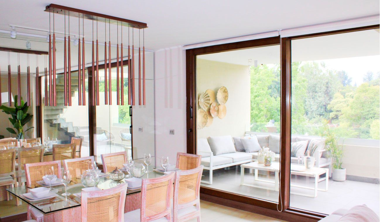 Portas de PVC em ambiente residencial